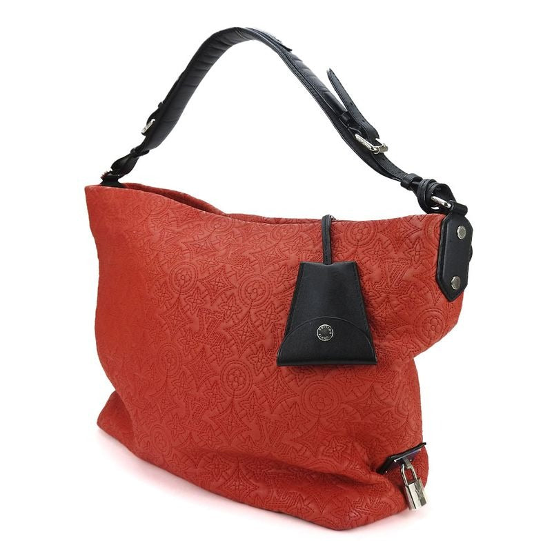 Louis Vuitton Shoulder Bag Hobo GM Monogram Anthea Leather Red Black