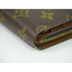 Louis Vuitton LV Porte Papier Zip Monogram Fold Wallet Brown — view 5