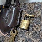 Louis Vuitton Normandie Damier Magnolia 2-Way Shoulder Bag Brown Pink — view 6