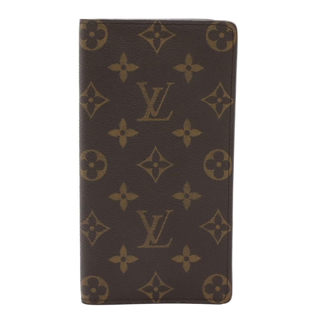 Louis Vuitton Monogram Card Holder Credit Circle Long Bill Bifold Wallet