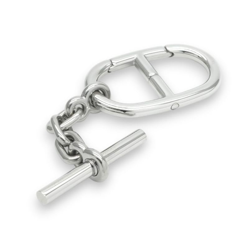 Hermes Chaine D'ancre Key Case Accessories Silver