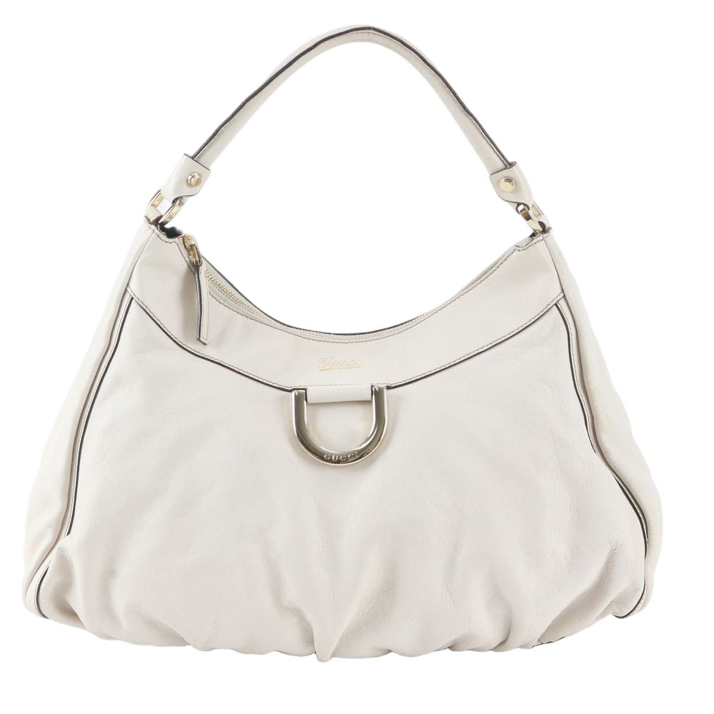 Gucci Abbey Leather Shoulder Bag Tote Hand