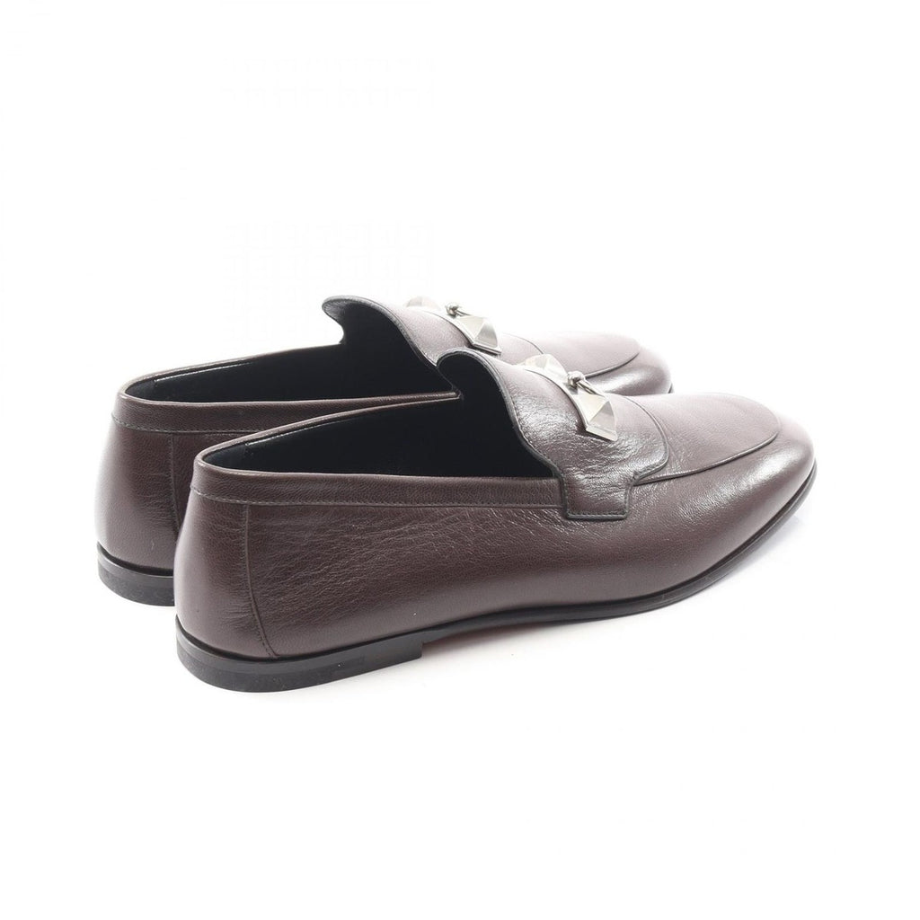 Hermes Loafers Collier de Chien Leather Brown — view 2
