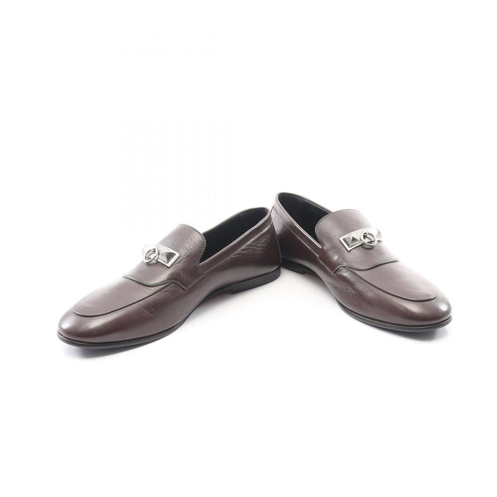 Hermes Loafers Collier de Chien Leather Brown — view 3