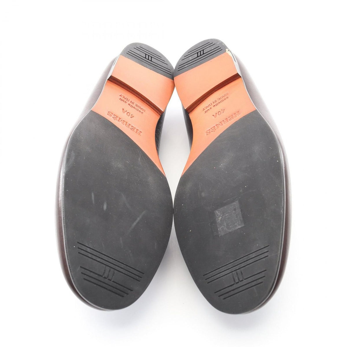 Hermes Loafers Collier de Chien Leather Brown — view 4