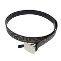 Gucci GG Kaleido Leather Belt Black Beige 95-38