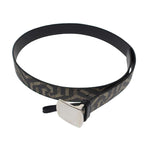 Gucci GG Kaleido Leather Belt Black Beige 95-38