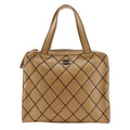 Chanel Wild Stitch Calf Beige Tote Bag