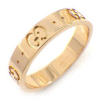 Gucci Ring Icon Slim GG Logo 18K Pink Gold