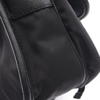 Prada Shoulder Bag Black Nylon Leather Triangle Logo — view 7