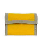 Hermes Clutch Bag Tapidocel Yellow Beige Cotton