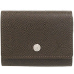 Louis Vuitton Porte-Monnaie Sergei Taiga Grizzly Coin Case Wallet Brown