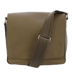 Louis Vuitton Taiga Roman PM Shoulder Bag Leather Gray YT