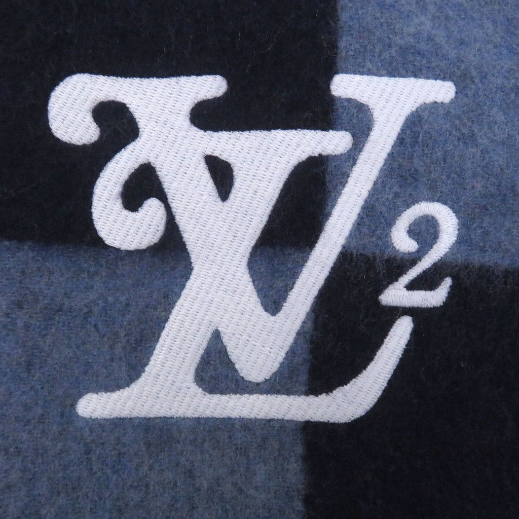 Louis Vuitton Nigo Echarpe Damier Giant Cashmere 100% Patch — view 7