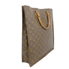 Louis Vuitton Tote Monogram Sac Plat Brown — view 2