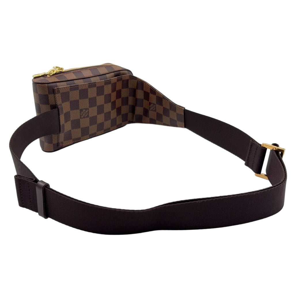 Louis Vuitton Damier Geronimos Brown Belt Bag Gold — view 2