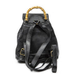 Gucci Mini Bamboo Backpack Black Greinca Lambskin Leather — view 5