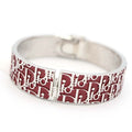 Christian Dior Bangle Trotter Bracelet Accessory Red H1481