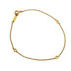 Tiffany & Co Bracelet by the Yard 18k Yellow Gold Diamond — view 2