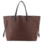 Louis Vuitton Damier Neverfull GM Tote Ebene Cerise Gold