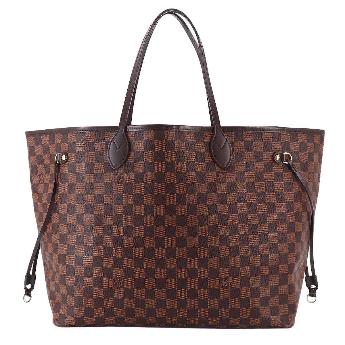 Louis Vuitton Damier Neverfull GM Tote Ebene Cerise Gold