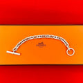 Hermes Chaine D'ancre Margiela Period MM 15 Frames Silver 925 Chain Bracelet