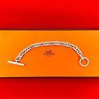 Hermes Chaine D'ancre Margiela Period MM 15 Frames Silver 925 Chain Bracelet