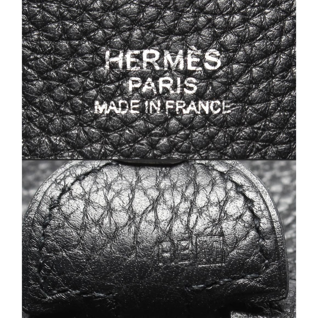 Hermes Shoulder Bag Silver Taurillon Clemence Evelyne 3 PM — view 4