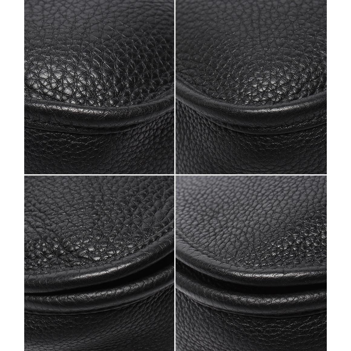Hermes Shoulder Bag Silver Taurillon Clemence Evelyne 3 PM — view 5