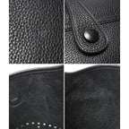 Hermes Shoulder Bag Silver Taurillon Clemence Evelyne 3 PM — view 7