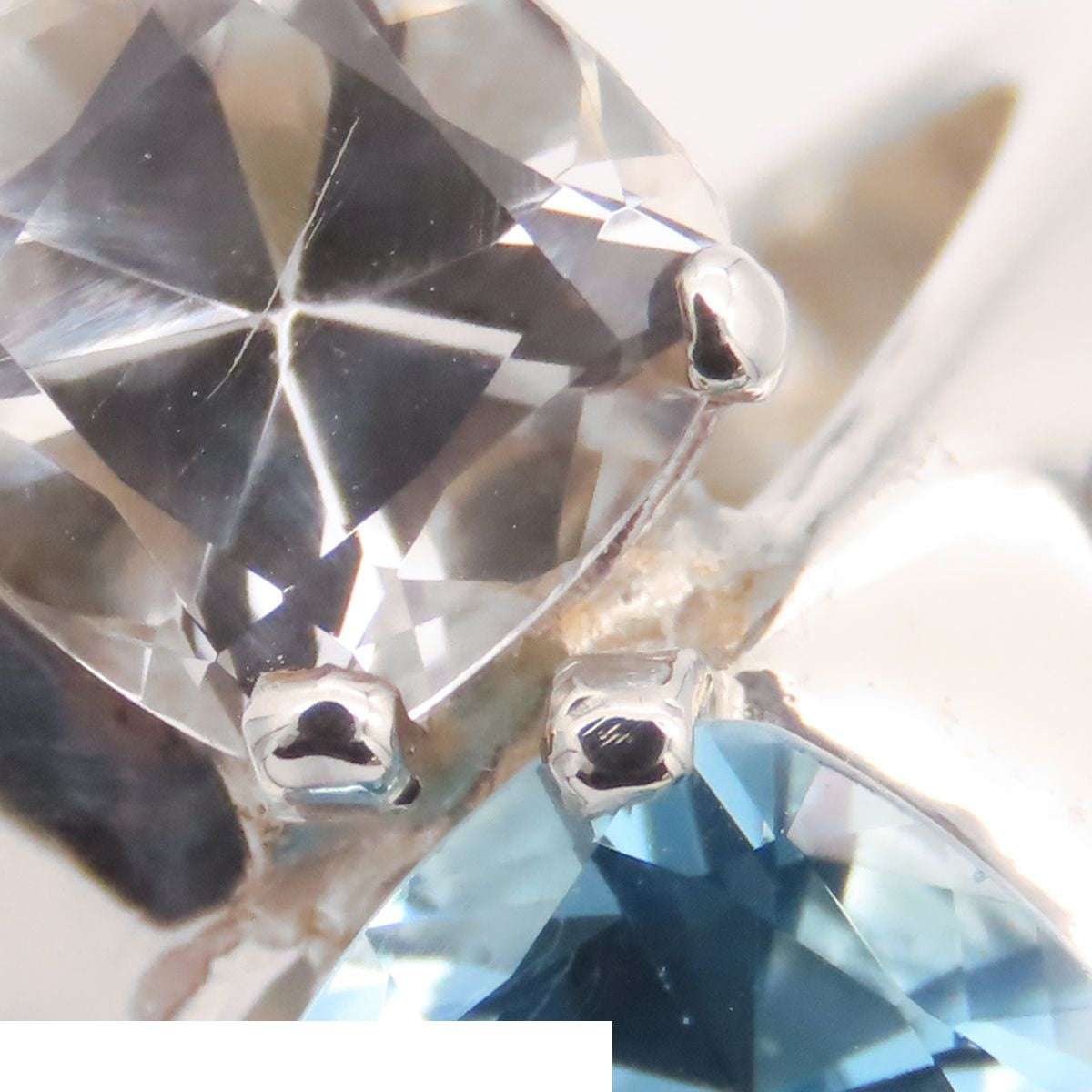 Hermes Color Stone Ring Silver — view 8