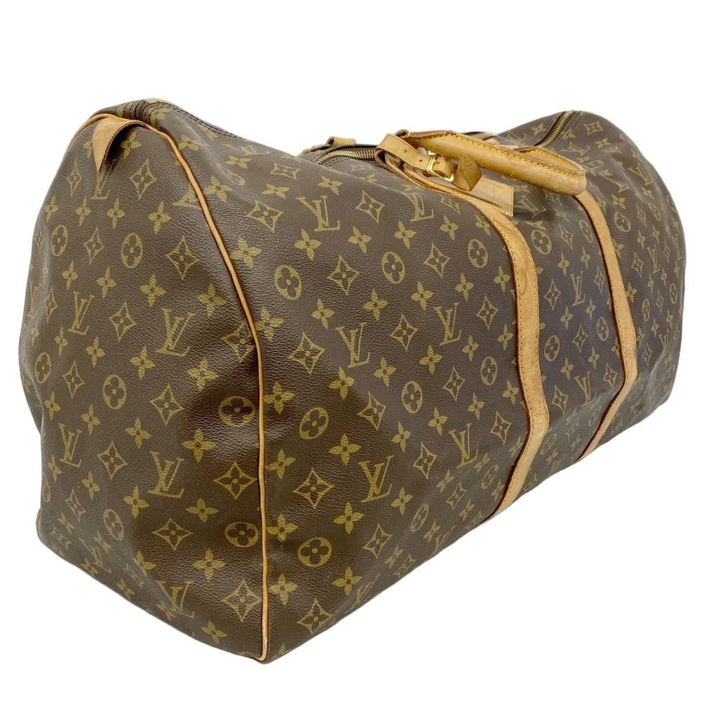 Louis Vuitton Boston Bag Monogram Keepall 60 Brown — view 2