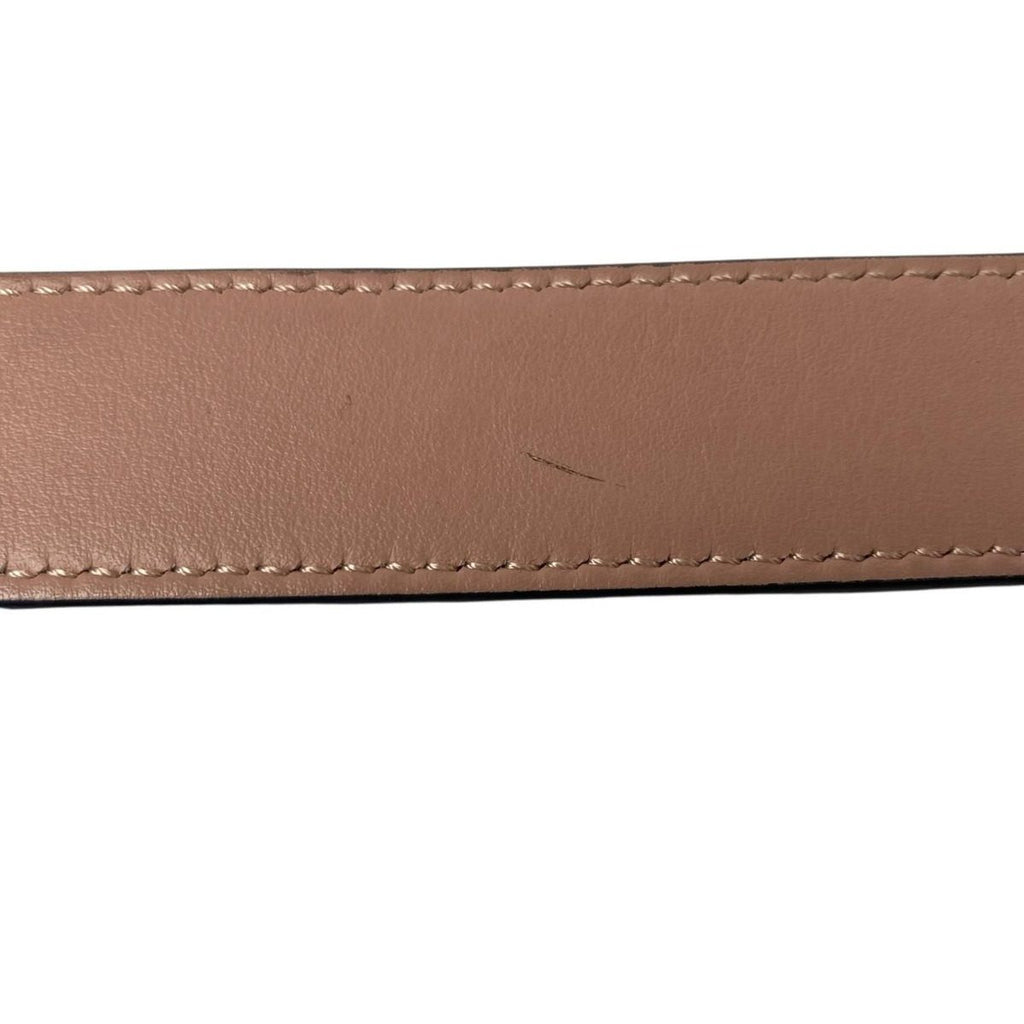 Fendi FF Leather Belt Buckle Black — view 7