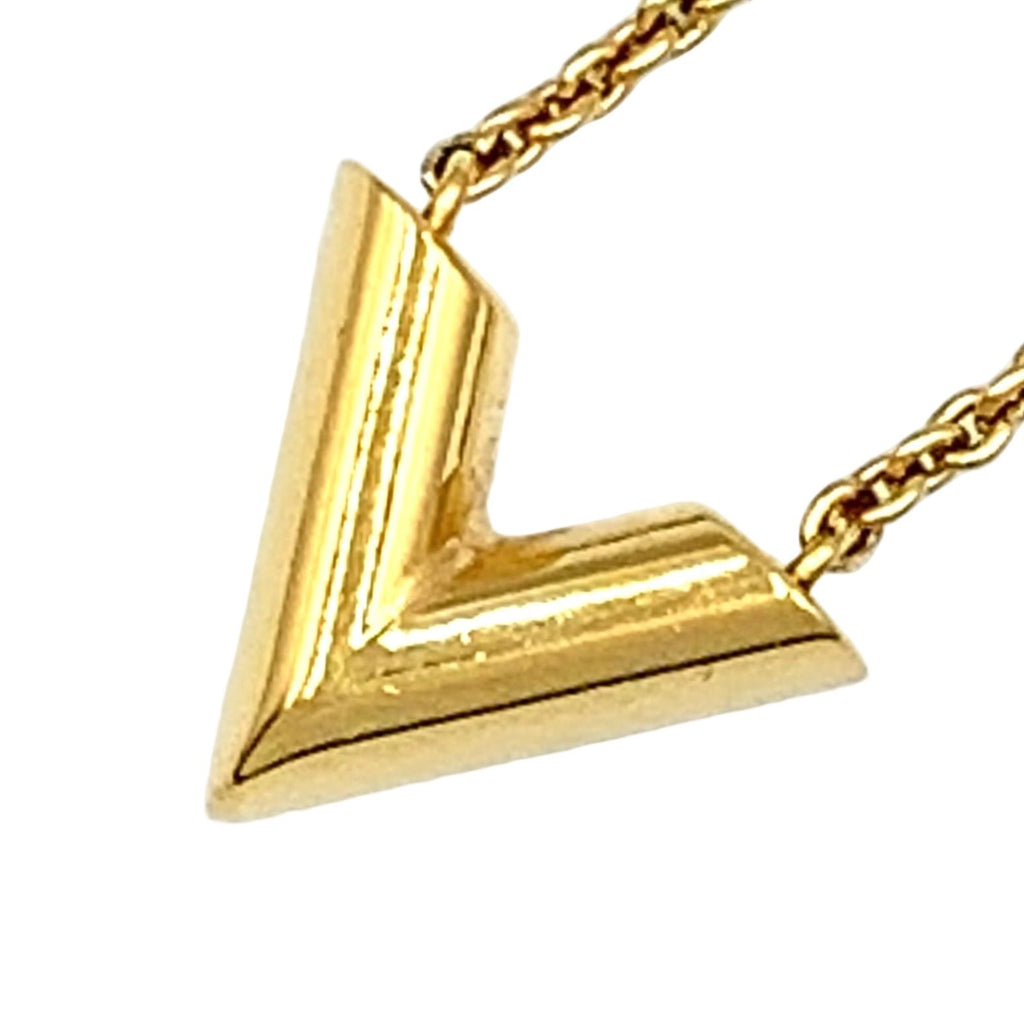 Louis Vuitton Essential Gold Plated Necklace — view 2