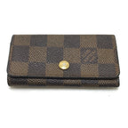Louis Vuitton Key Case Damier Multicles 4 with Initials