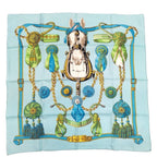 Hermes Scarf Carre 90 Blue