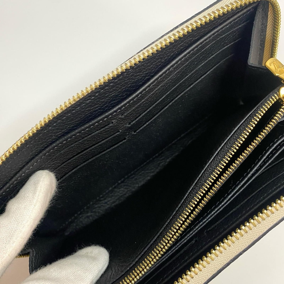 Louis Vuitton Monogram Empreinte Broderie Zippy Wallet — view 8