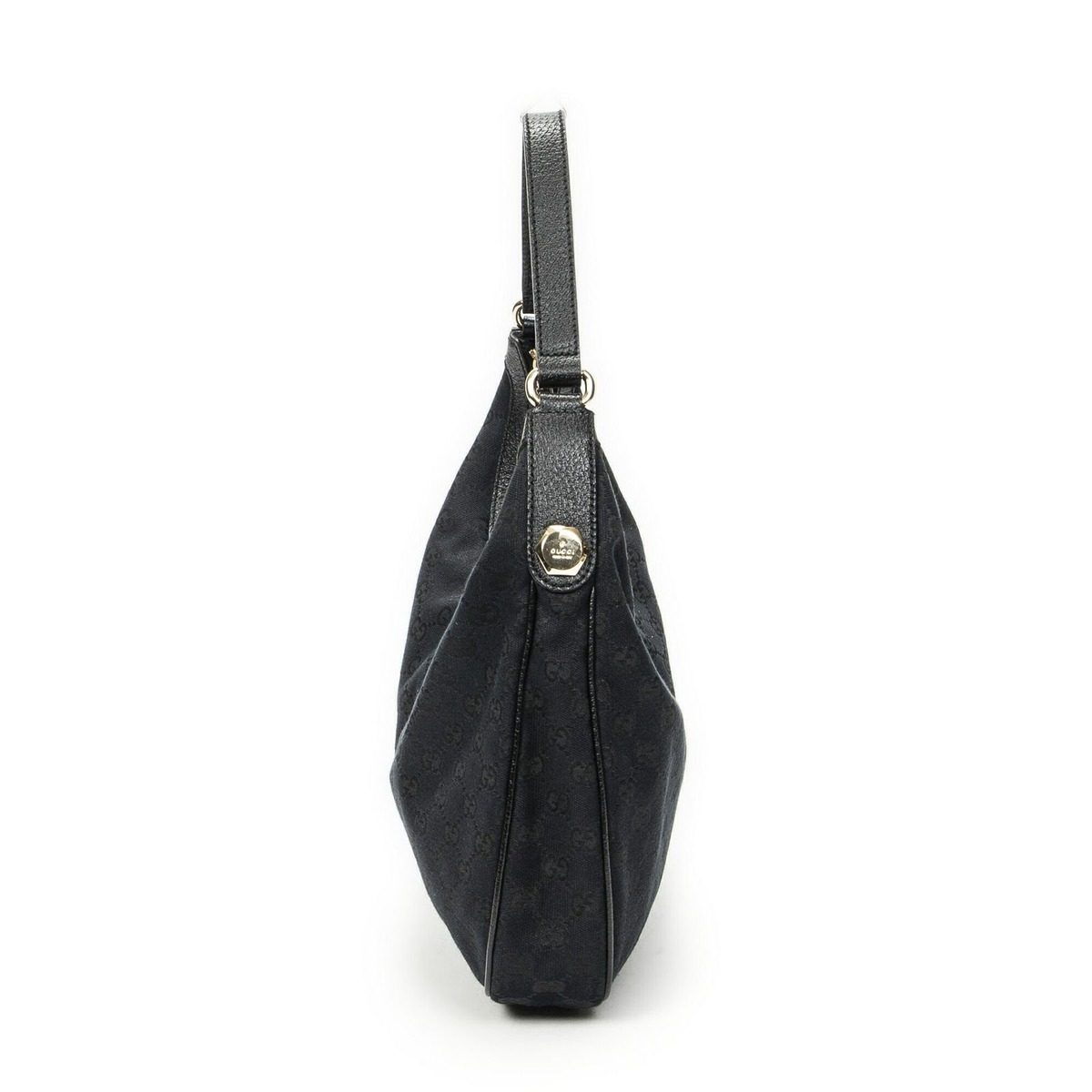 Gucci Small Charmy Hobo Black GG Canvas — view 3