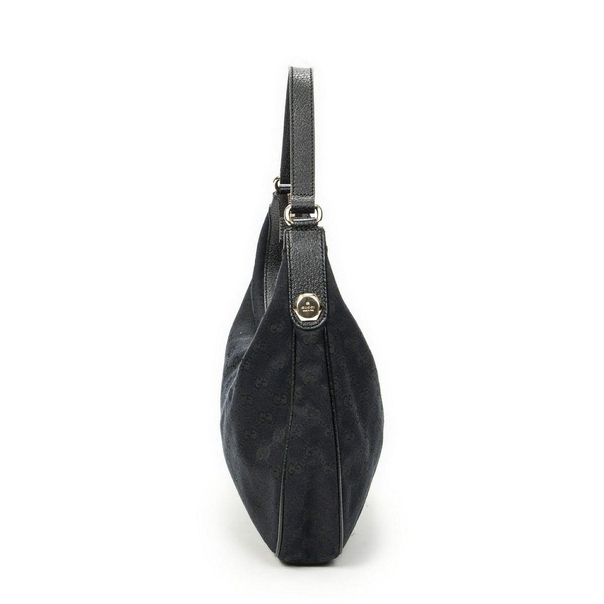 Gucci Small Charmy Hobo Black GG Canvas — view 4