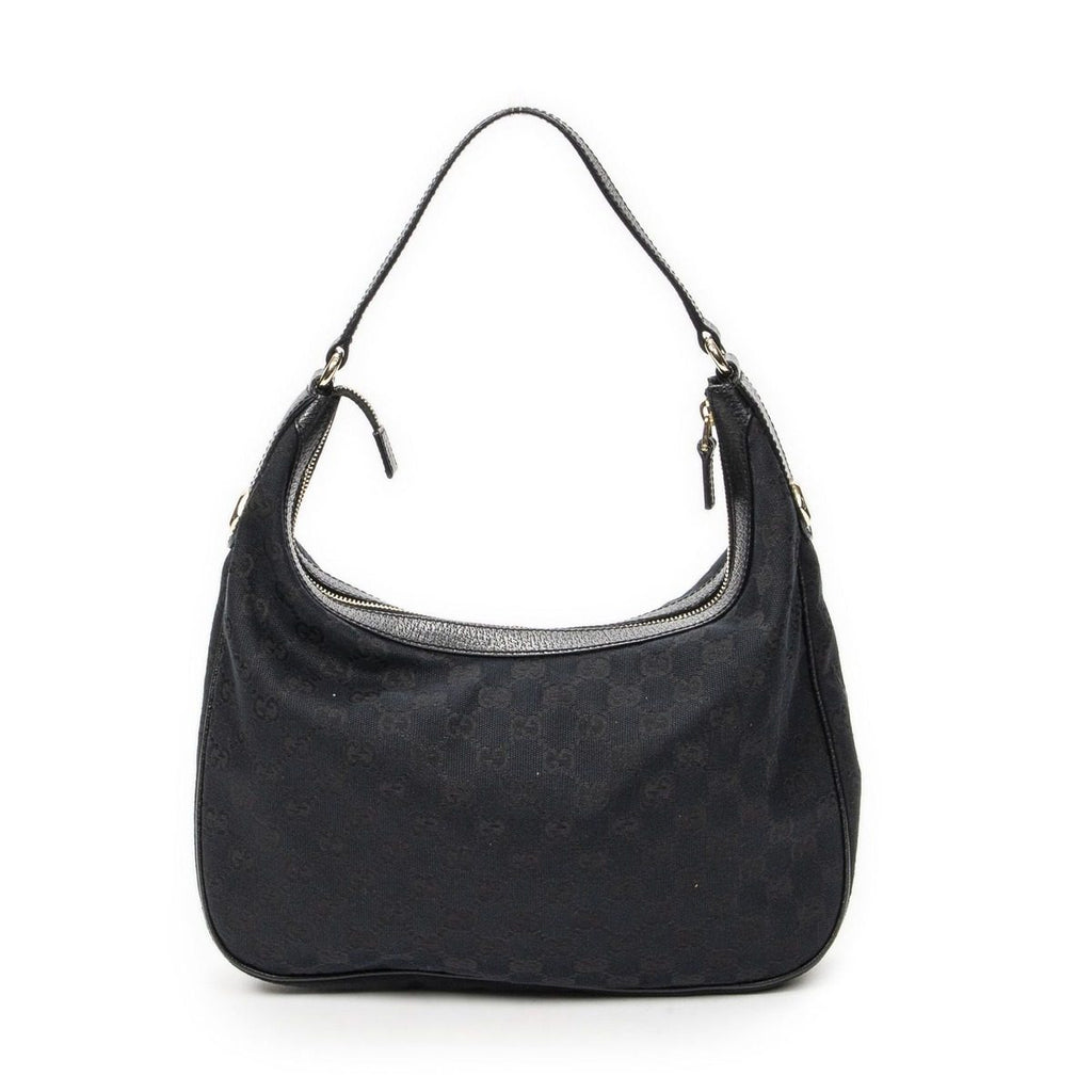Gucci Small Charmy Hobo Black GG Canvas — view 5