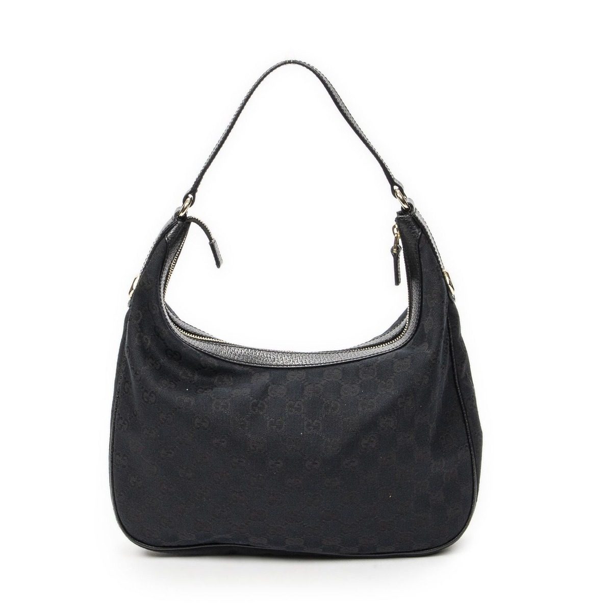 Gucci Small Charmy Hobo Black GG Canvas — view 5