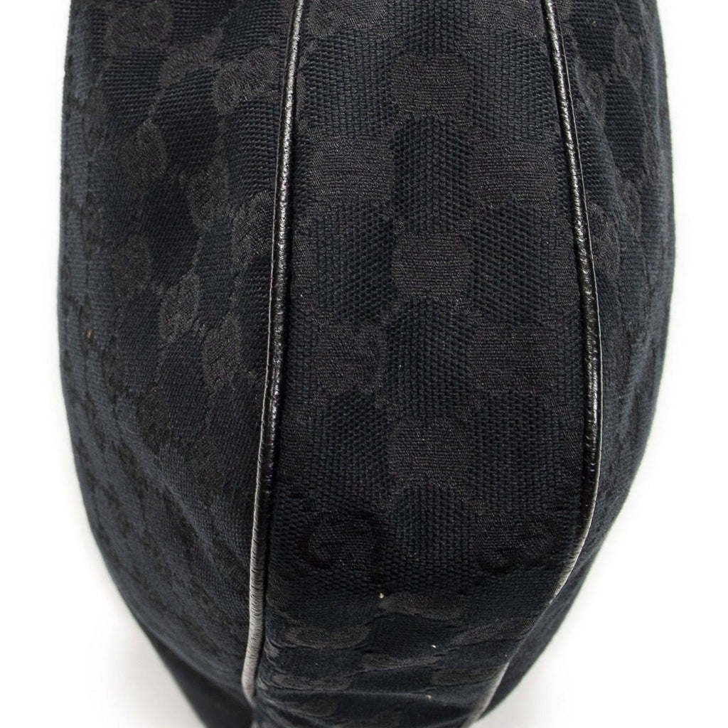 Gucci Small Charmy Hobo Black GG Canvas — view 8