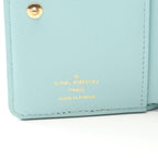 Louis Vuitton Bifold Wallet Portefeuille Light Blue Leather — view 5