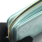 Louis Vuitton Bifold Wallet Portefeuille Light Blue Leather — view 8