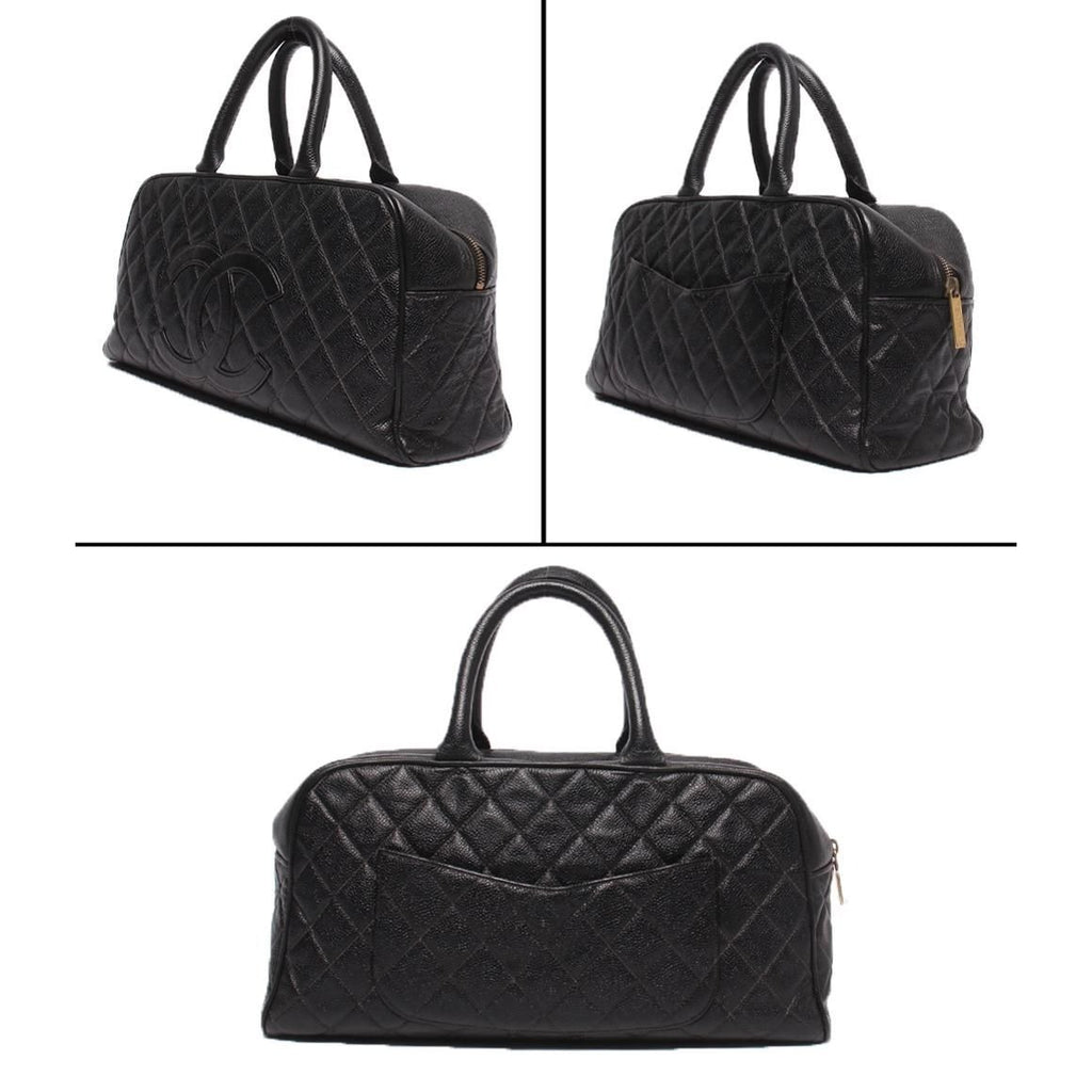 Chanel Mini Boston Bag Caviar Leather — view 2