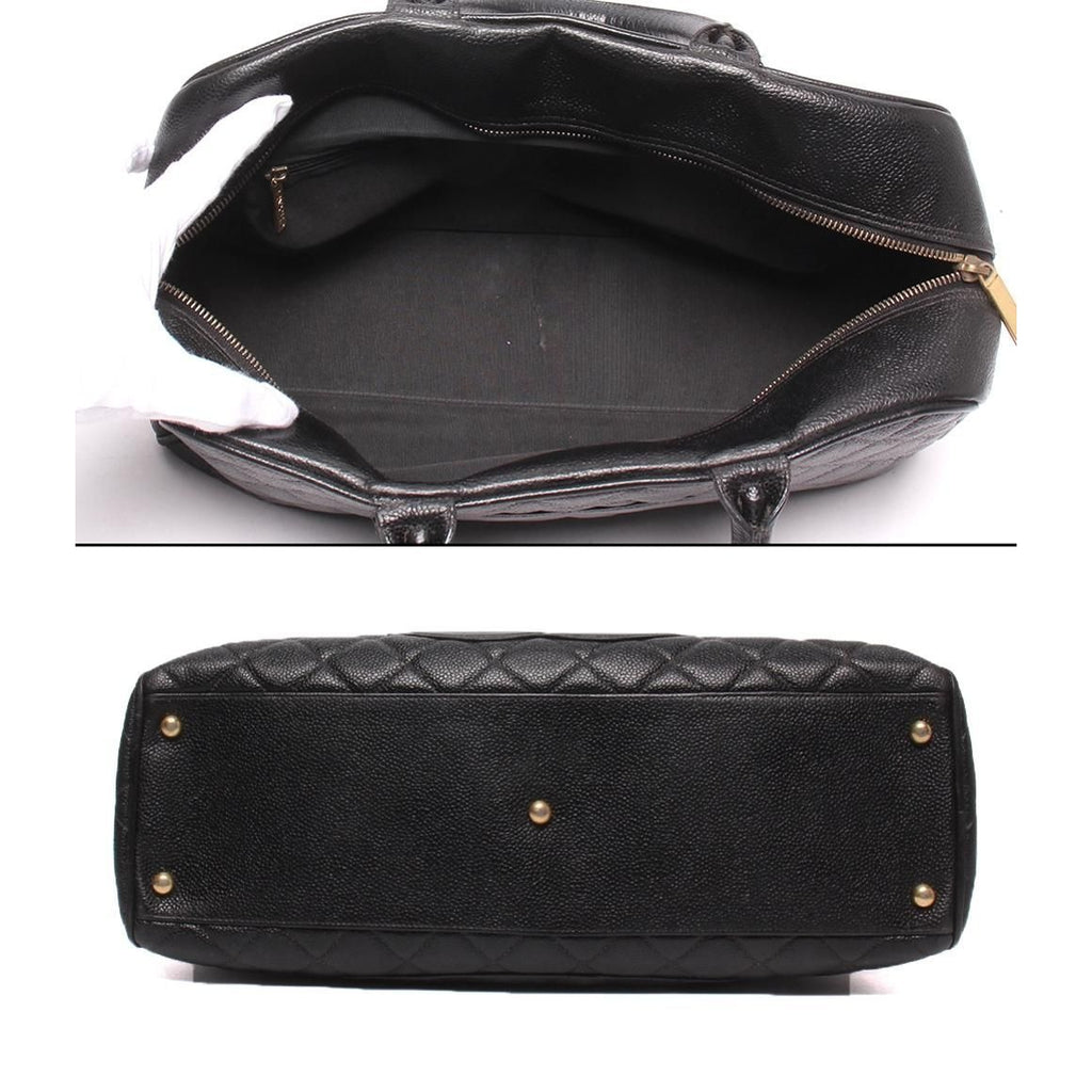 Chanel Mini Boston Bag Caviar Leather — view 3