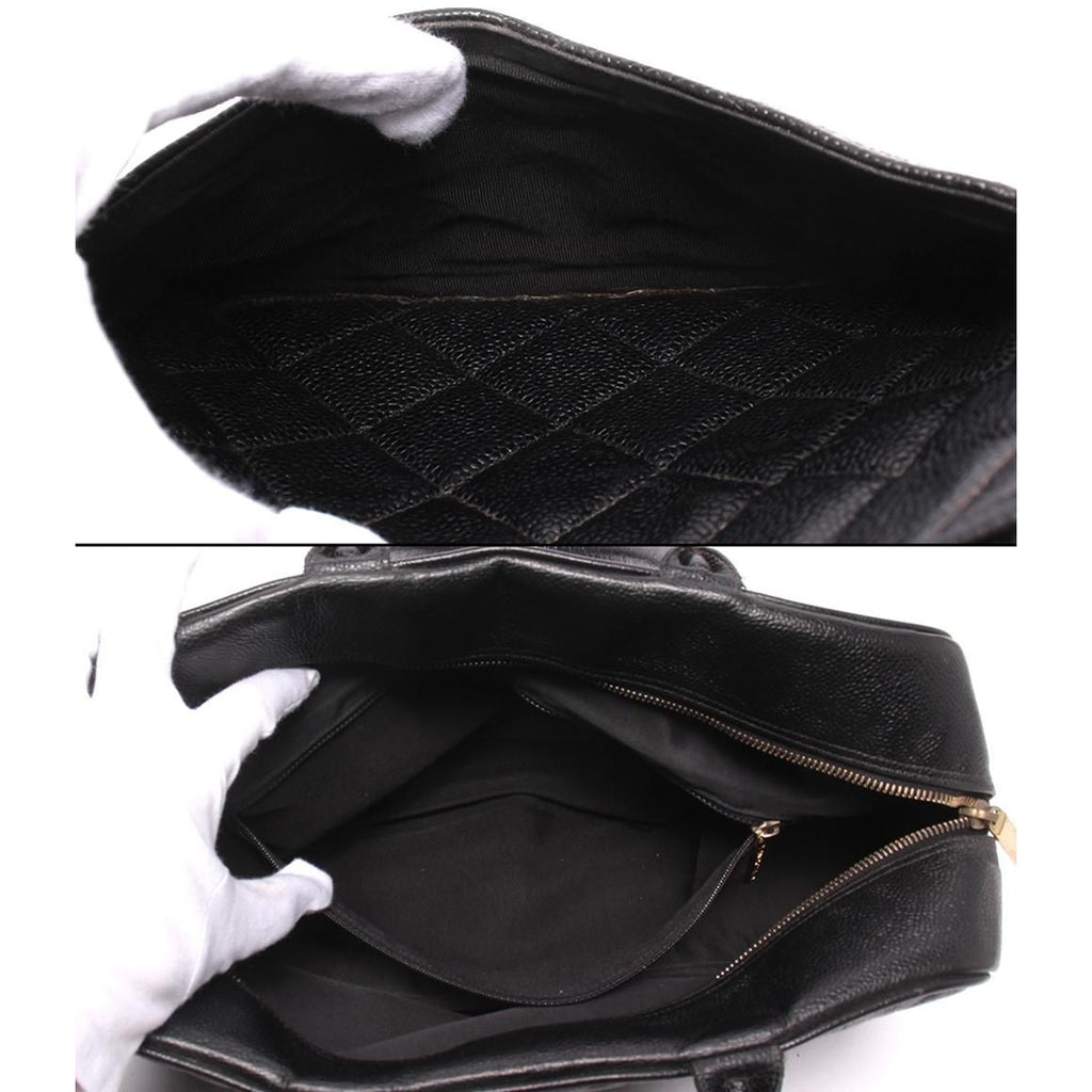 Chanel Mini Boston Bag Caviar Leather — view 6