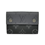 Louis Vuitton Discovery Compact Wallet Monogram Eclipse Gray Black