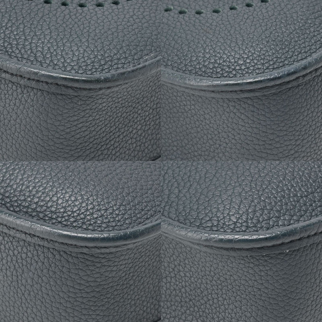 Hermes Evelyne TPM Shoulder Bag Taurillon Clemence Blue Orage — view 2