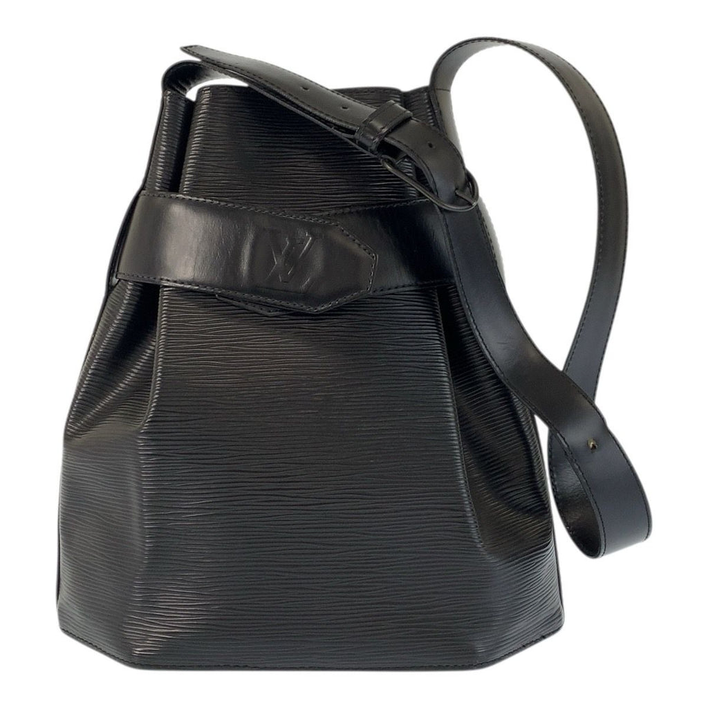 Louis Vuitton Epi Sac Depot PM Black Leather Shoulder Bag